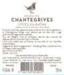 Domaine Chantegrives - Rouge - 2019