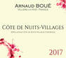 Maison Arnaud Boué - Côte de Nuits-Villages - Rouge - 2018