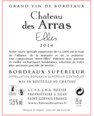 Château des Arras - Cuvée Elles - Rouge - 2016