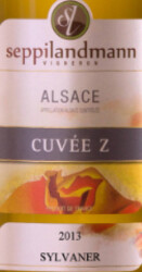Domaine Riefle-Landmann - Seppi Landmann Alsace Cuvée Z Sylvaner Sec - Blanc - 2013