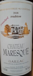 Château Maresque Prunelard - Rouge - 2018 - Château Maresque